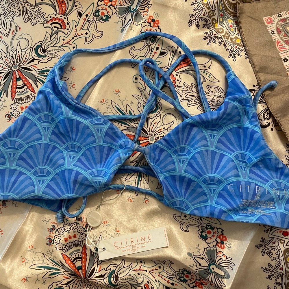 NWT Citrine Swim Tilloo Top | Size S